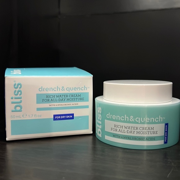 Bliss Skincare Bliss Drench Quench Rich Water Allday Moisture For